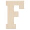 Good Wood By Leisure Arts Letter 13" F, Wooden Letters, Wood Letters, Wooden Letters Wall Decor, Large Letters 13 Inch, Small For Crafts